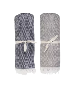 Plaid en coton et PET recyclés – 320g – 150x200cm – REWARM